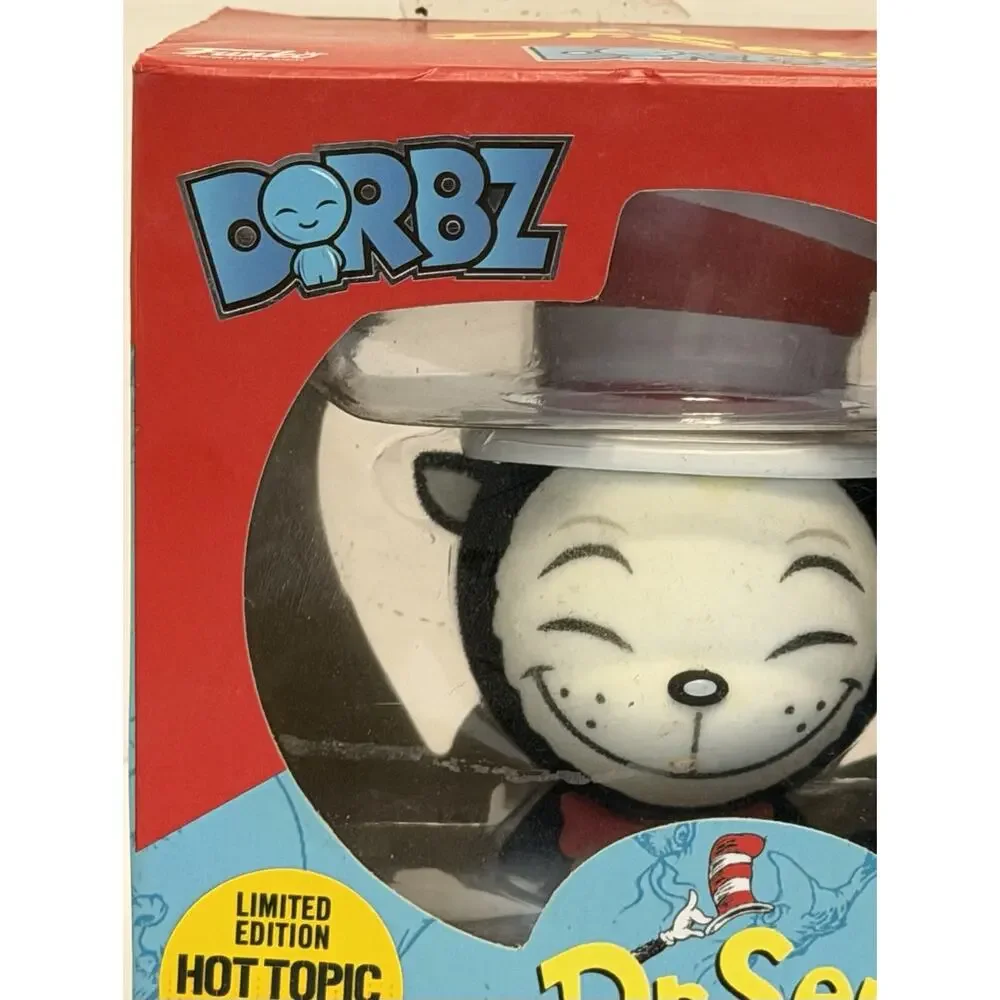 FUNKO POP DORBZ DR SUESS CAT IN THE HAT VINYL HOT TOPIC NEW FREE SHIPPING